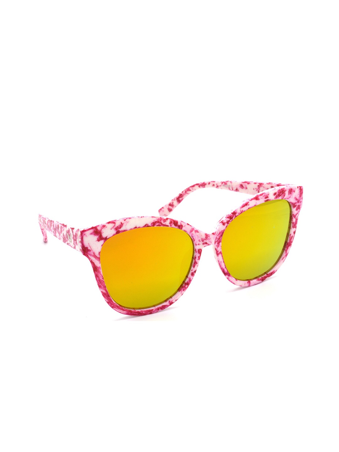 

HRINKAR Women Round Sunglasses with UV Protected Lens HRS321, Gold