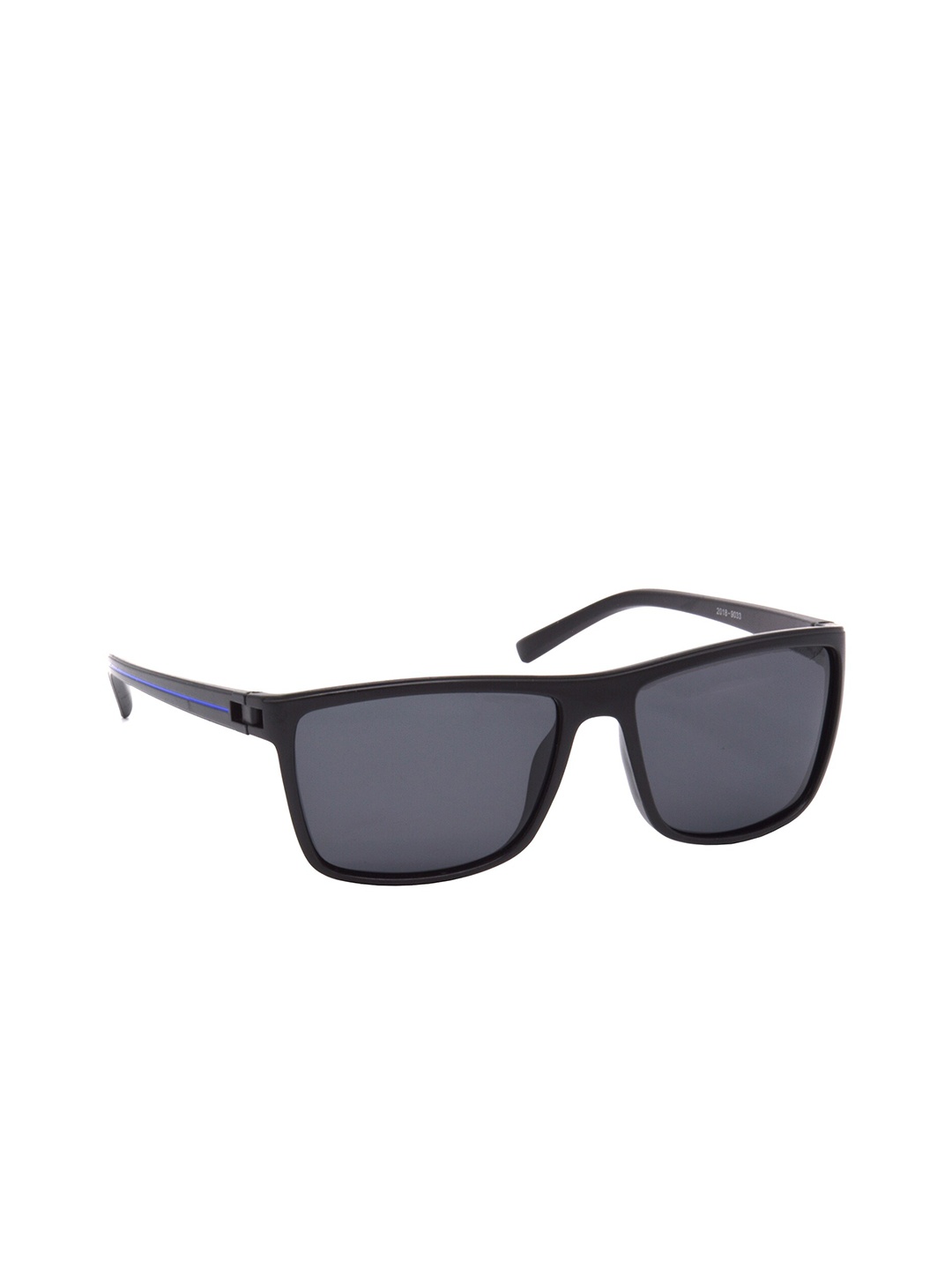

HRINKAR Unisex Square Sunglasses with Polarised and UV Protected Lens HRS507, Black