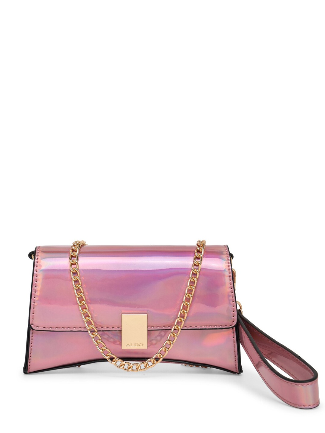 

ALDO Envelope Clutch With Wrist Loop, Pink