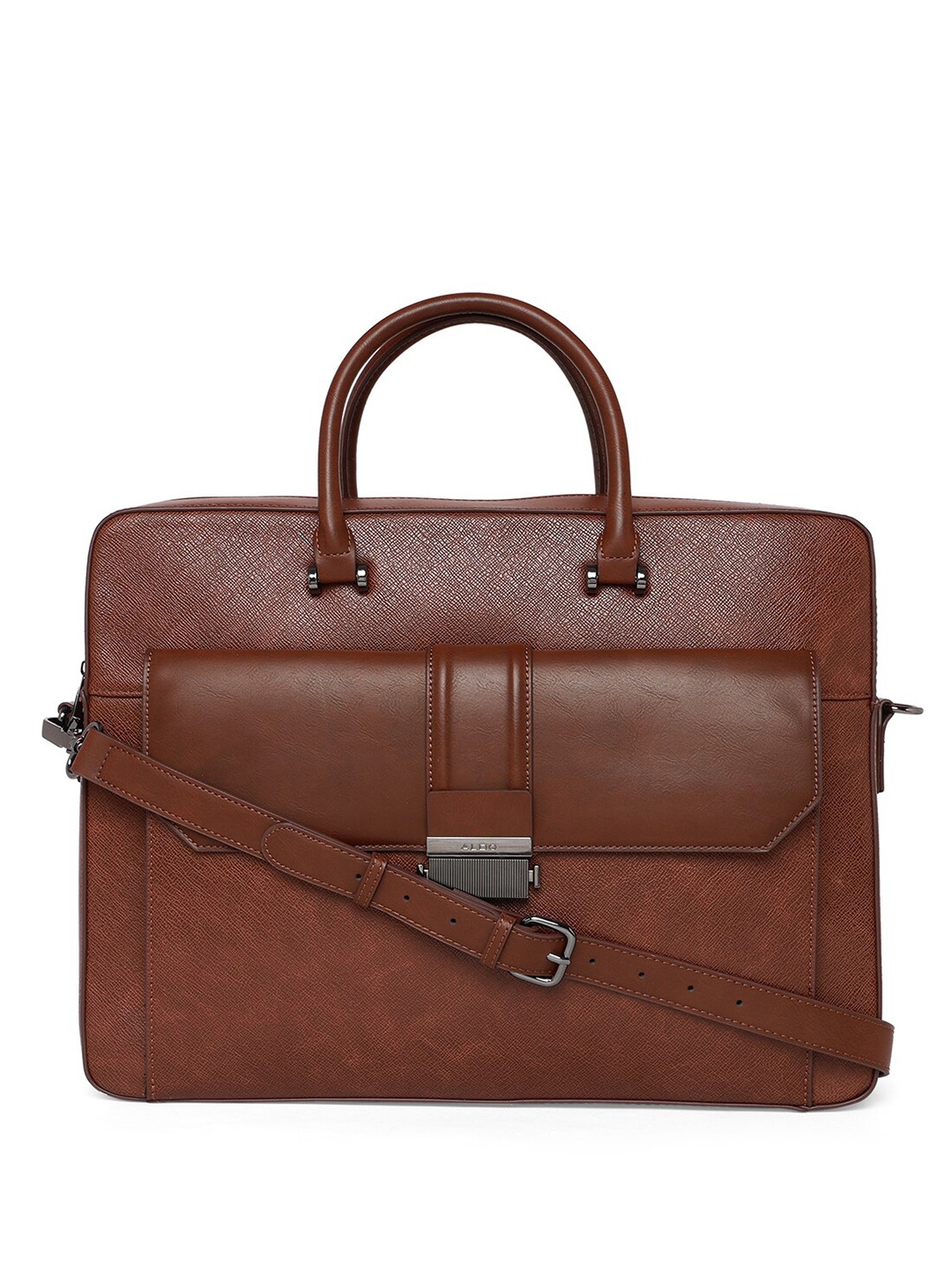 

ALDO Men Padded 14 Inch Laptop Bag, Brown
