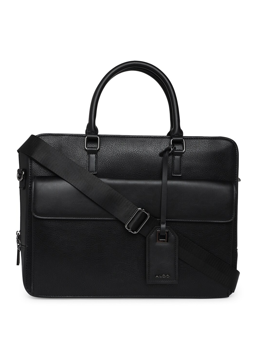

ALDO Men Padded 14 Inch Laptop Bag, Black