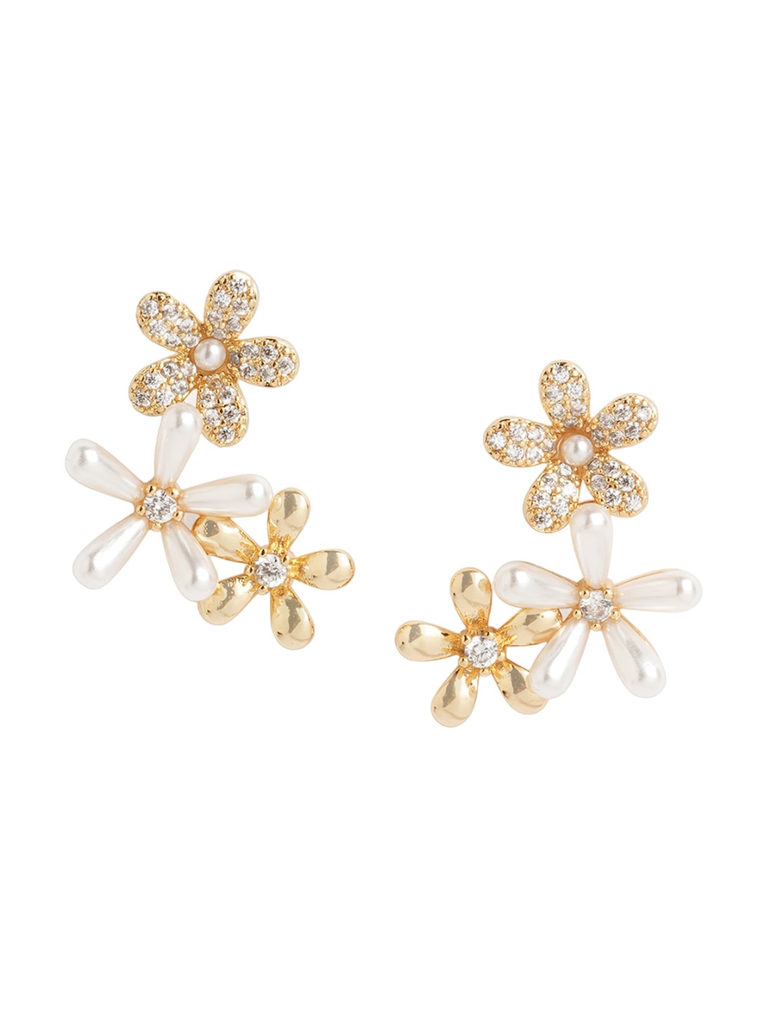 

ALDO Floral Studs Earrings, Gold