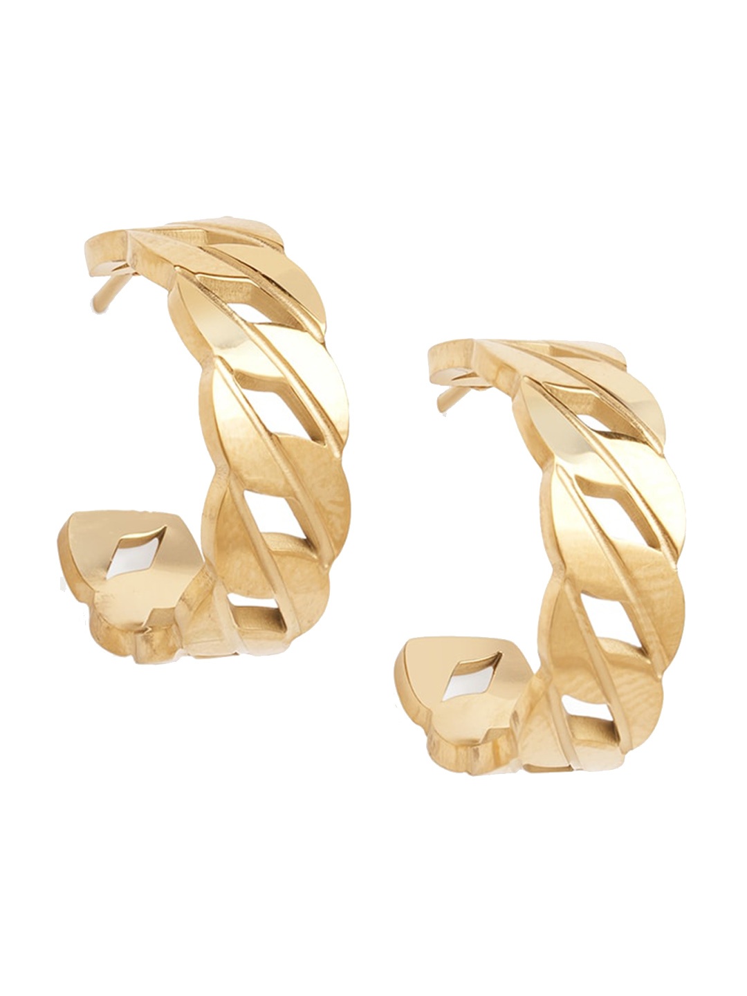 

ALDO Classic Half Hoop Earrings, Gold