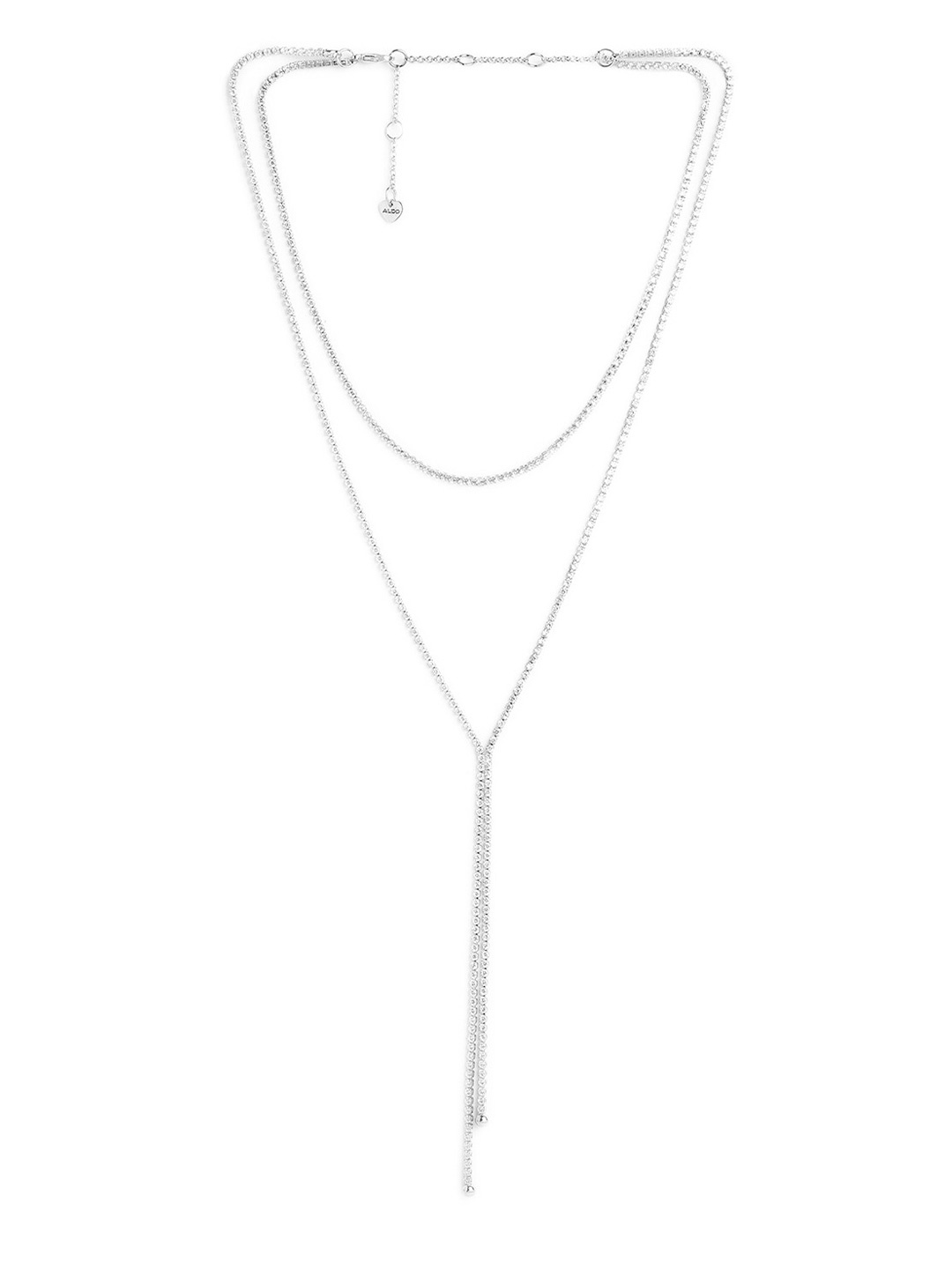 

ALDO Brass Layered Necklace, Silver