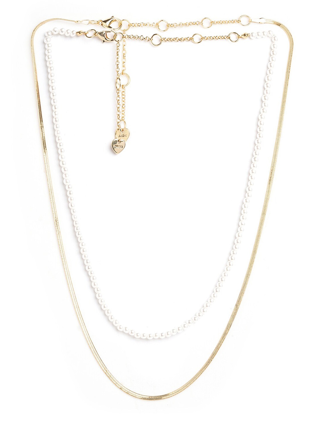 

ALDO Layered Necklace, White