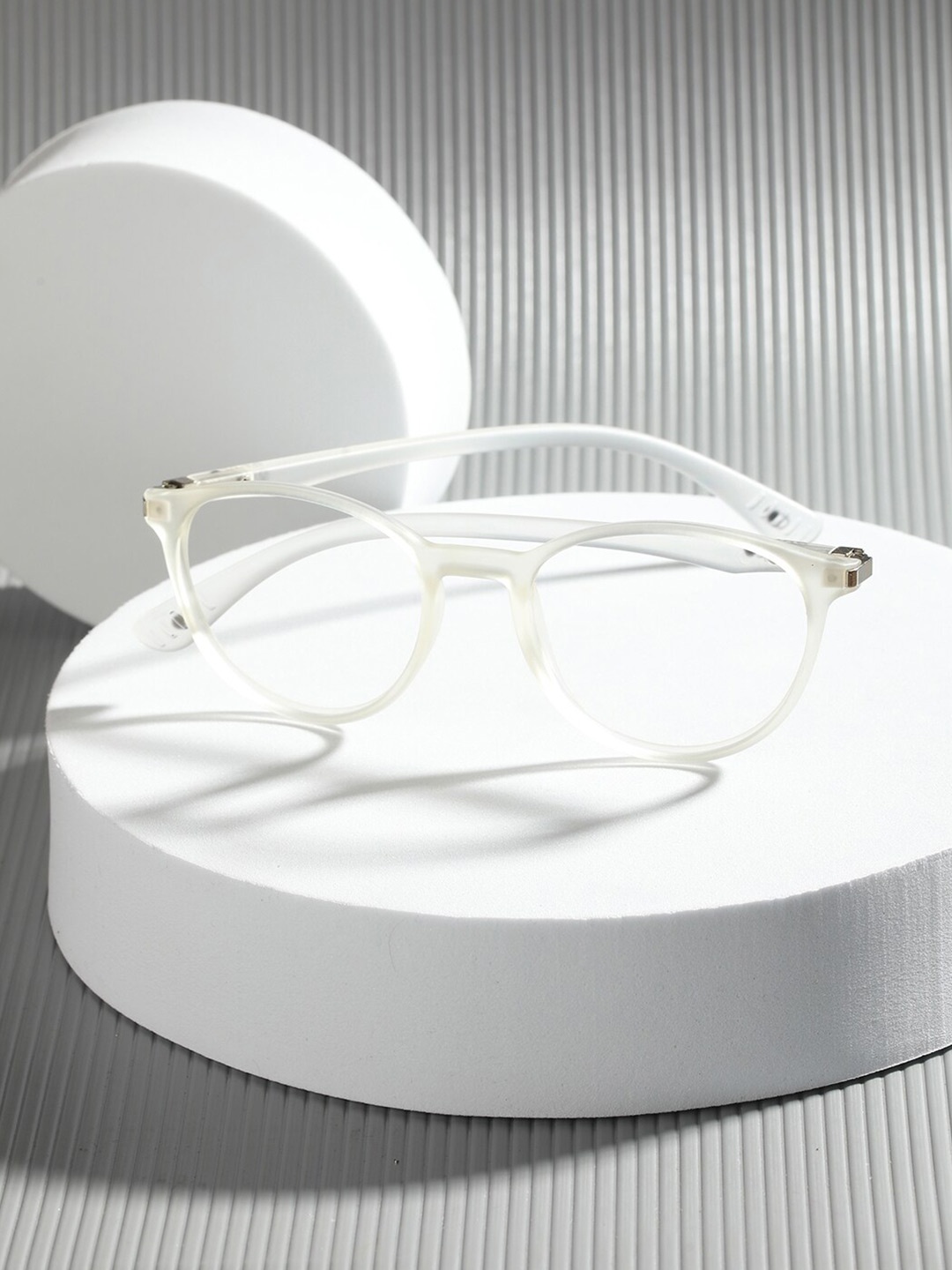 

ENRICO Kids Full Rim Computer Glasses Round Frames, Transparent