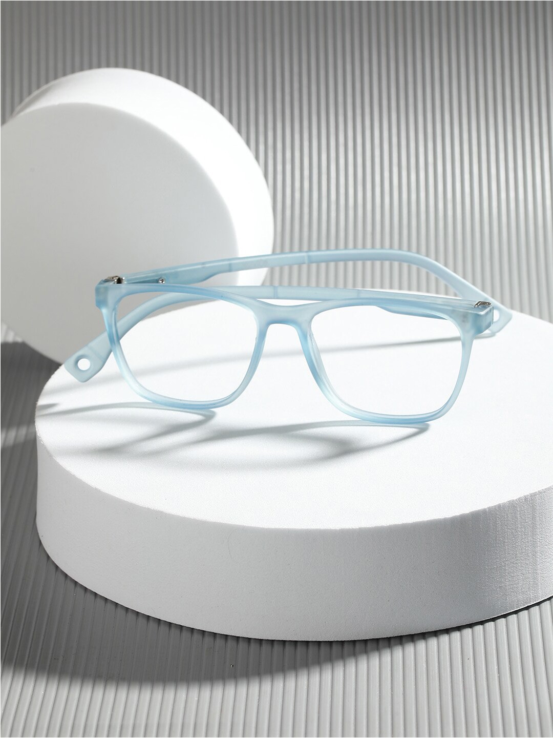 

ENRICO Kids Full Rim Computer Glasses Square Frames, Blue