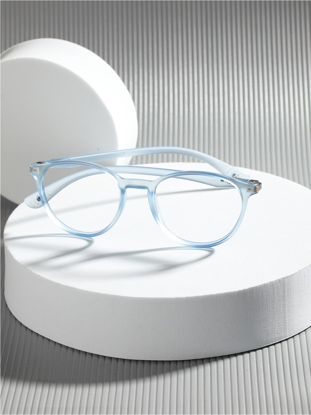 

ENRICO Kids Full Rim Computer Glasses Round Frames, Blue