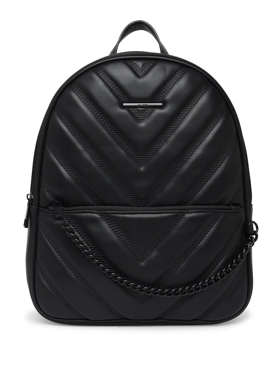 

ALDO Women Striped Backpack, Black