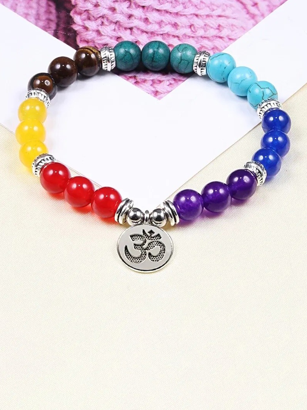 

MEENAZ Unisex Silver-Plated Bracelet