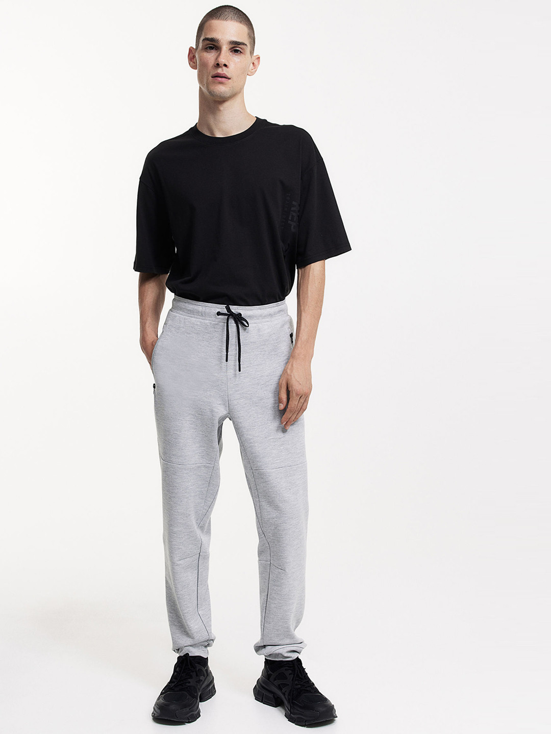 

H&M Men Drymove Sports Joggers, Grey