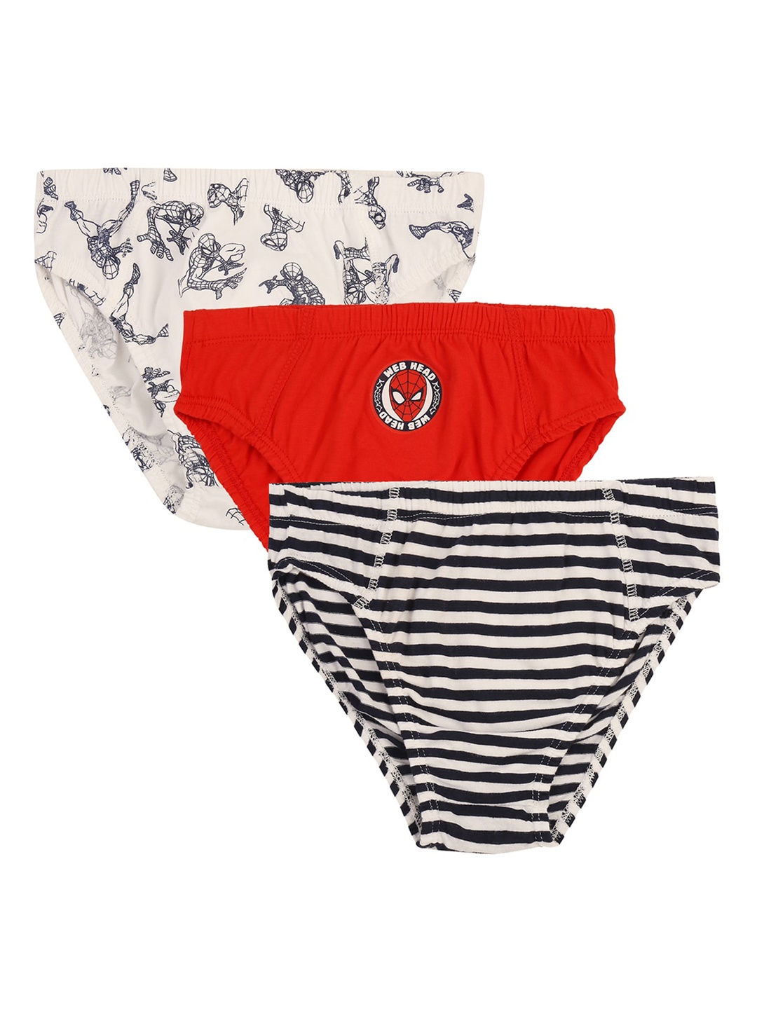 

Pantaloons Junior Boys Pack Of 3 Cotton Basic Briefs, White