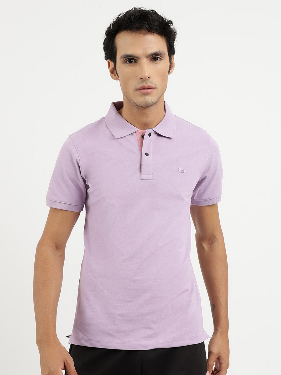 

Spolei Polo Collar T-shirt, Lavender