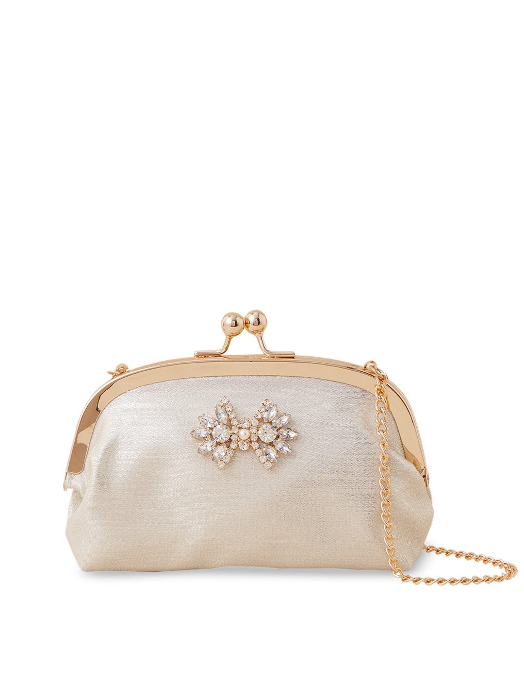 

Accessorize Embellished Purse Clutch, Gold