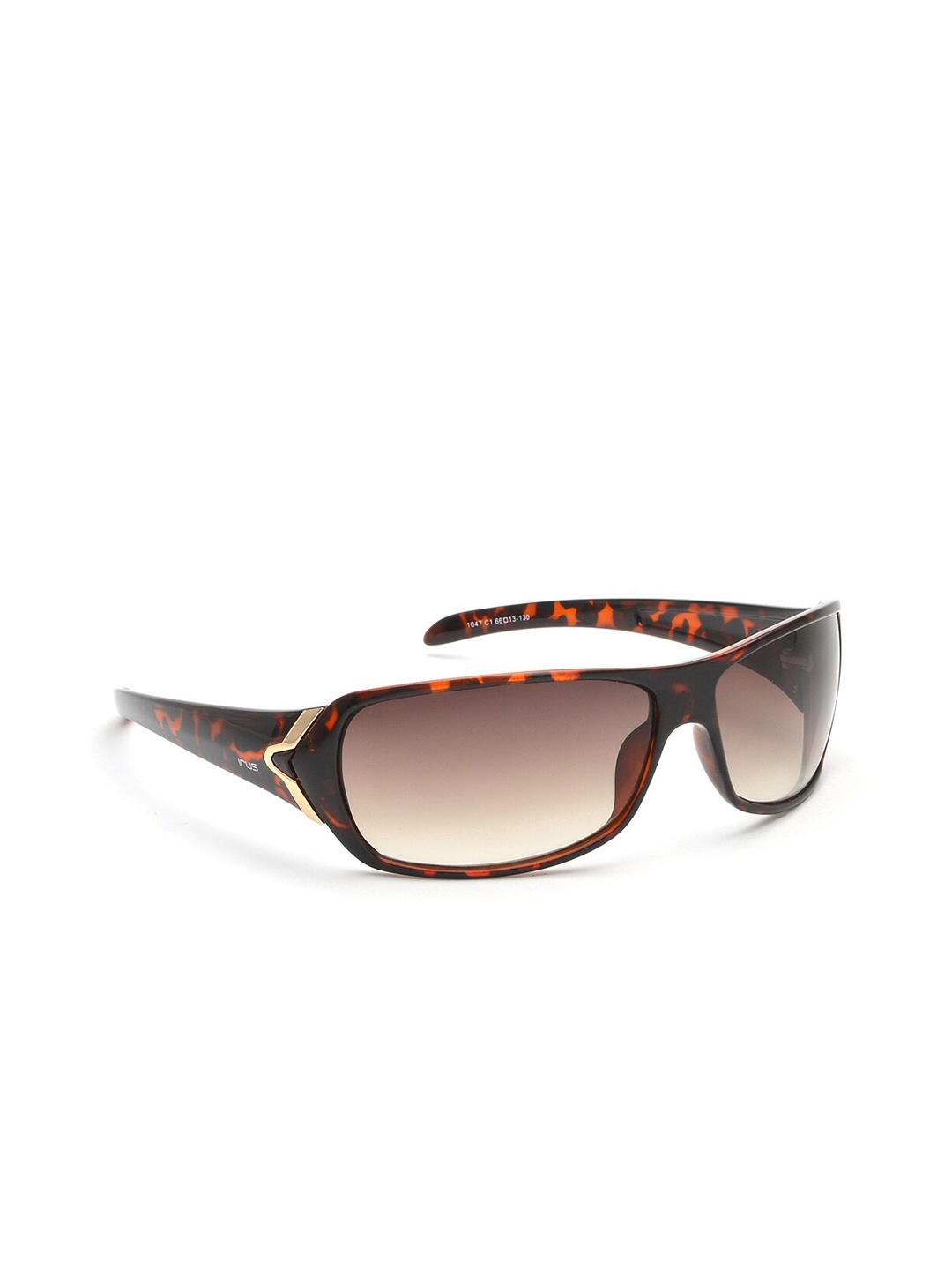 

IRUS by IDEE Men Rectangle Sunglasses With UV Protected Lens-IRS1047C1SG, Brown