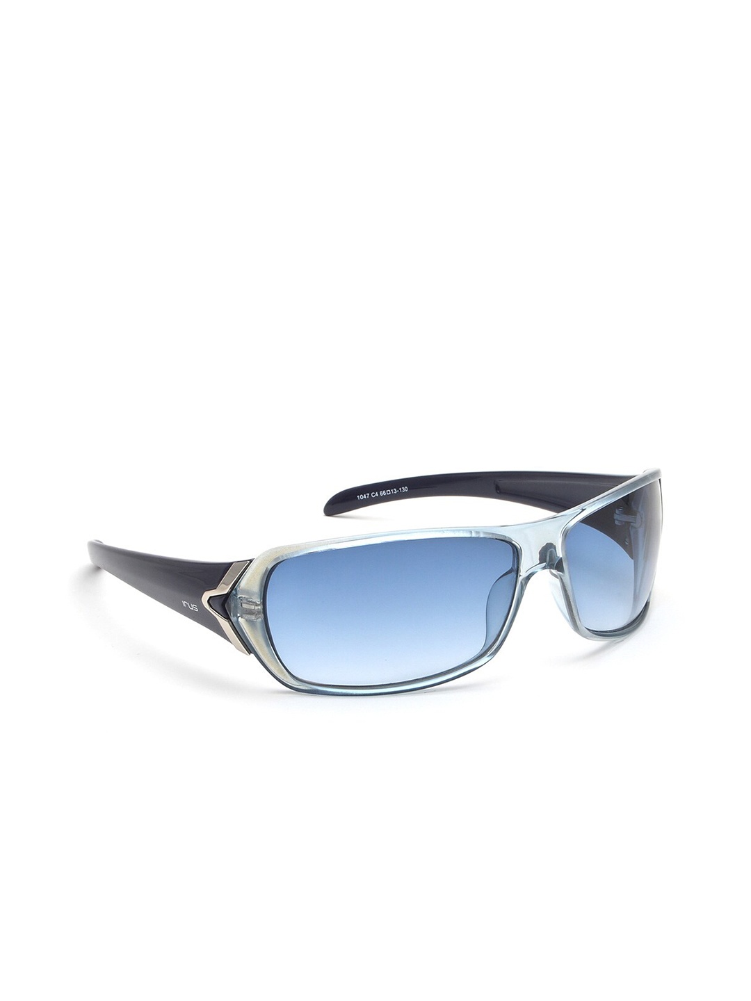 

IRUS by IDEE Men Rectangle Sunglasses With UV Protected Lens IRS1047C4SG, Blue