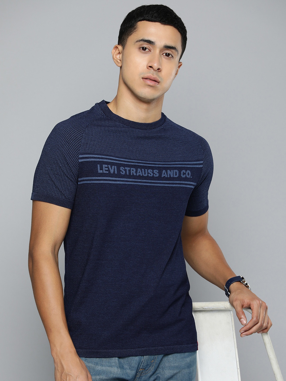 

Levis Round Neck T-shirt, Blue