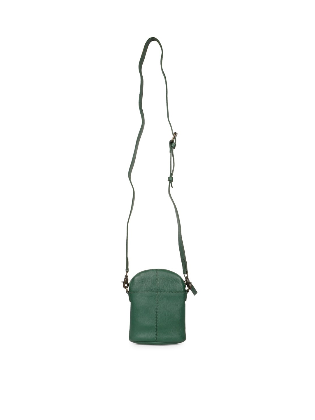 

Saint G Textured Leather Structured Sling Bag, Green