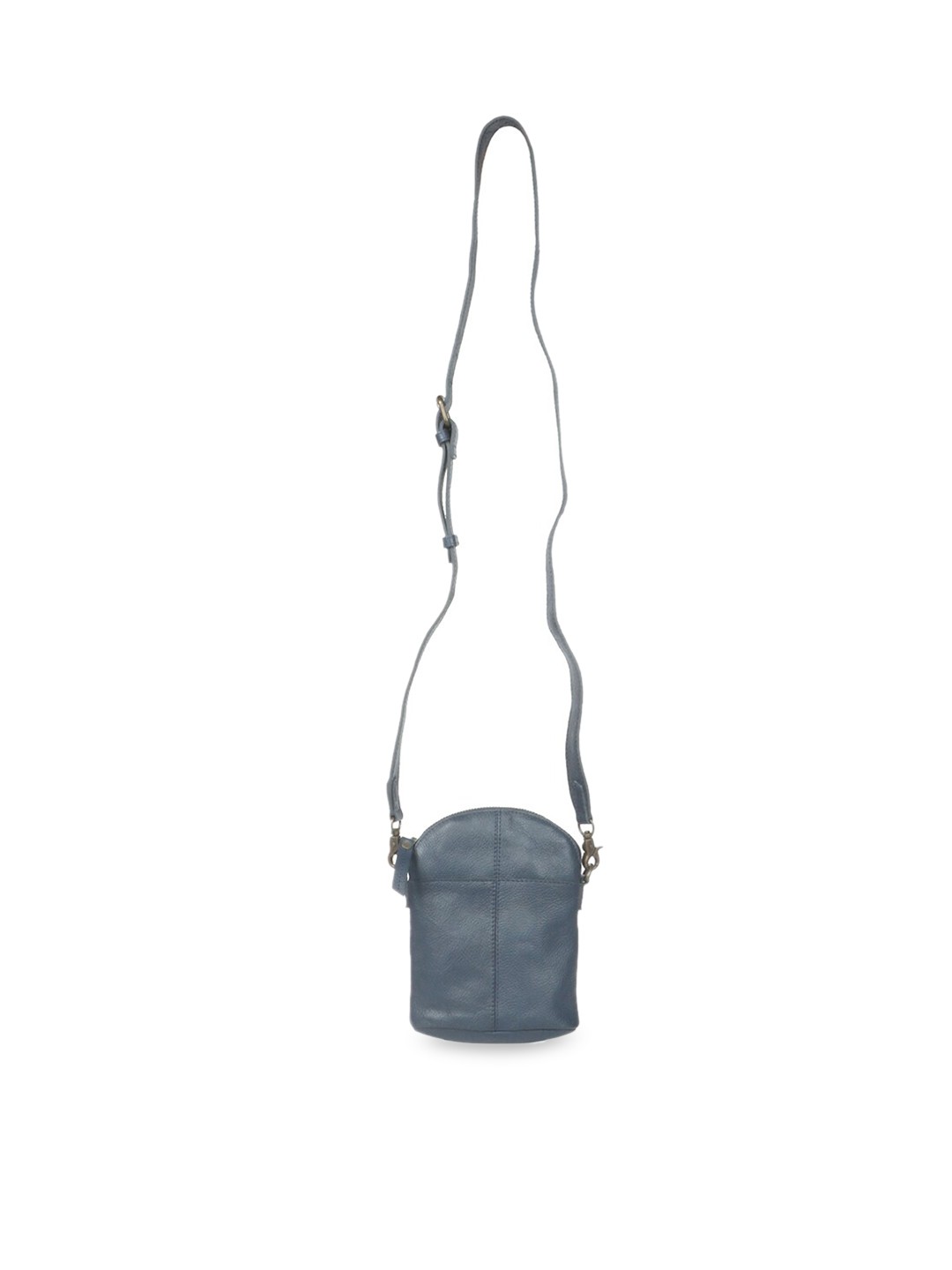 

Saint G Textured Leather Structured Sling Bag, Blue