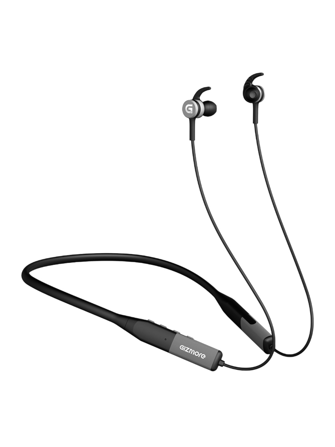 

GIZMORE MN219 ENC Mode In-Ear Bluetooth Neckband with 40 Hours Playback, Grey