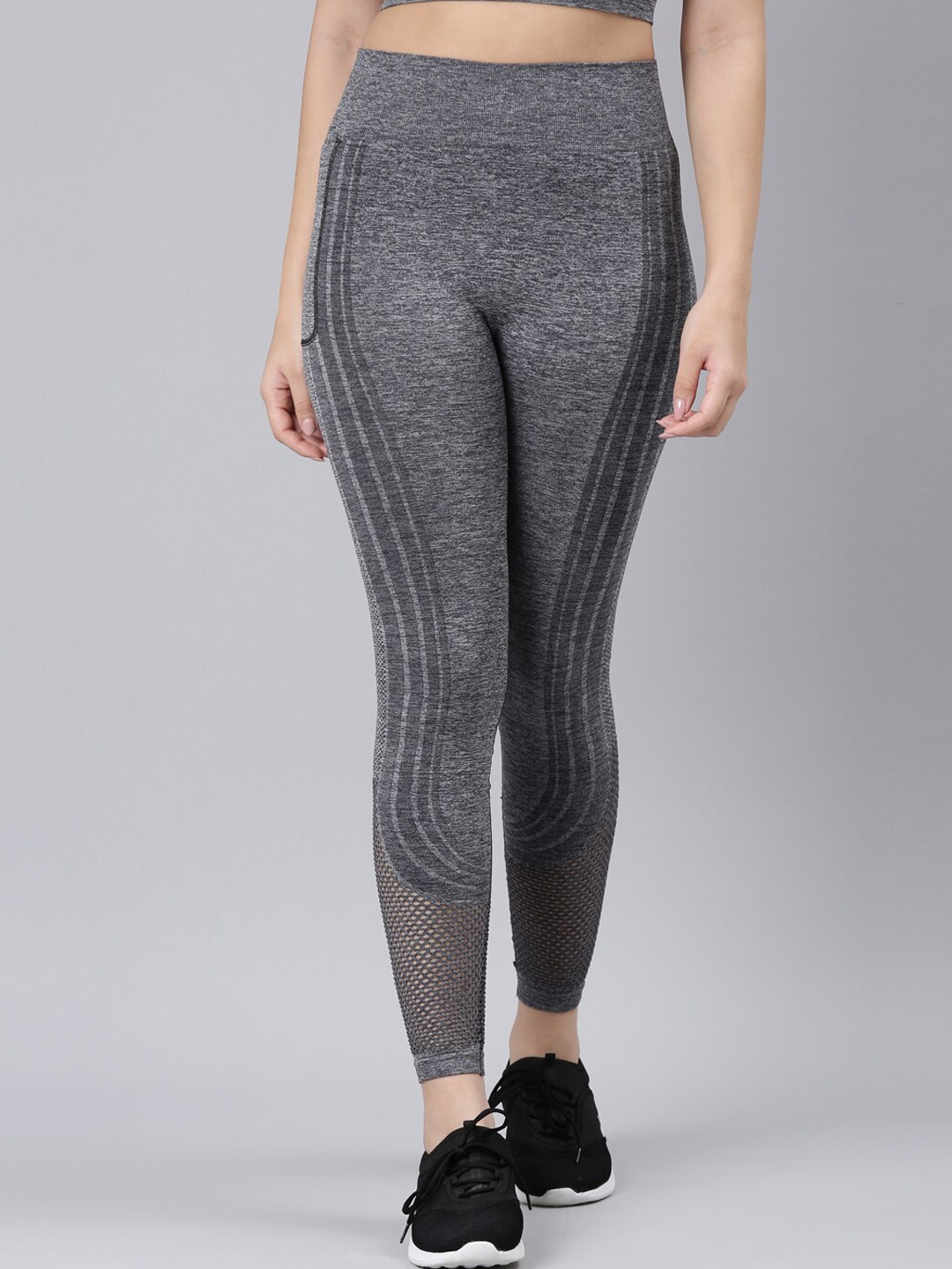 

Enamor Anti-Microbial Dry-Fit High-Waist Tights, Charcoal