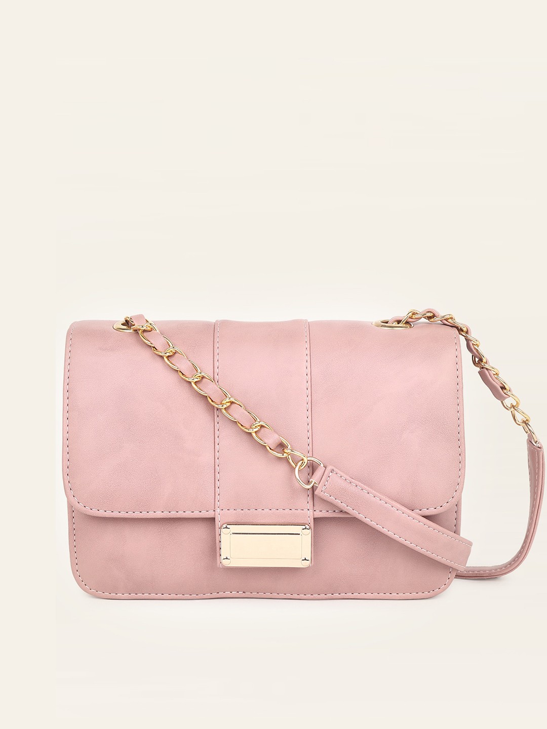 

DressBerry Structured Sling Bag, Pink