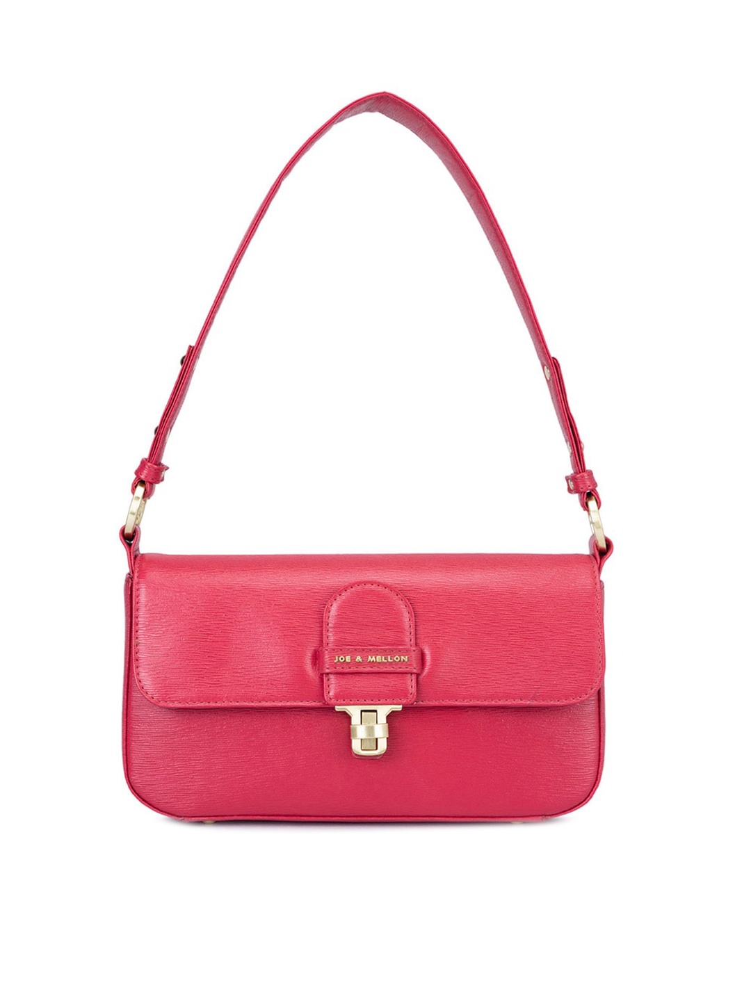 

Joe & Mellon Leather Structured Shoulder Bag, Pink