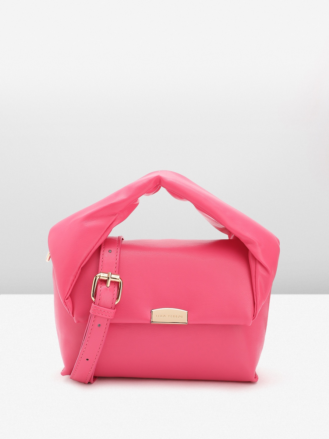 

Lino Perros Women Structured Sling Bag, Fuchsia