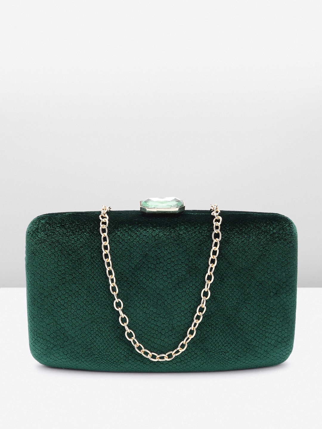 

Lino Perros Women Party Box Clutch, Green