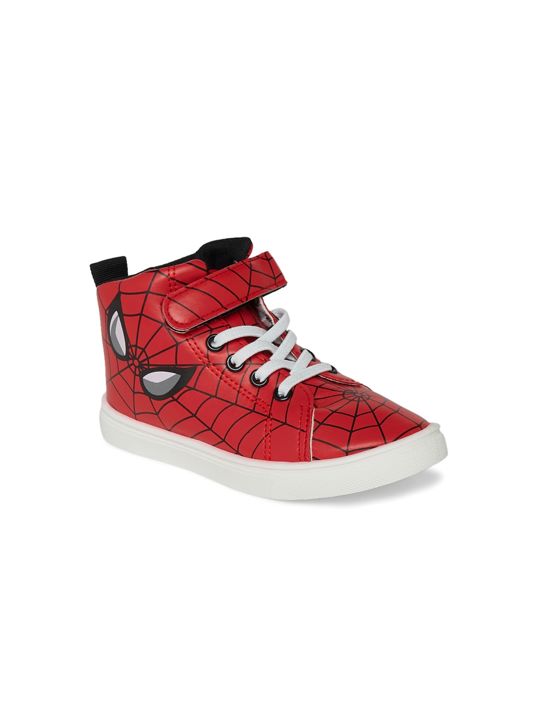 

Pantaloons Junior Boys Spider-Man Printed PU Sneakers, Red