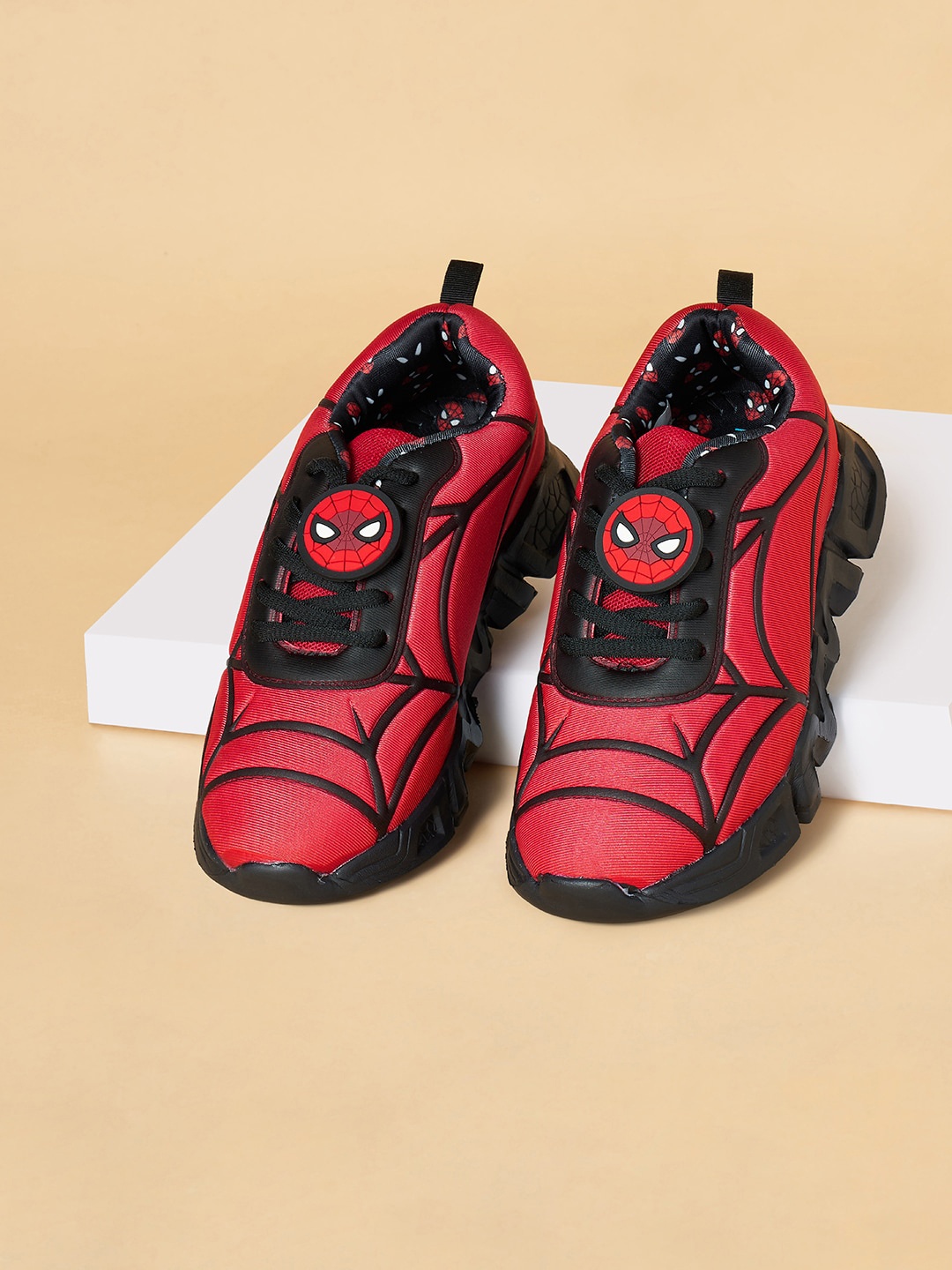 

Pantaloons Junior Boys Spider-Man Applique Sneakers, Red