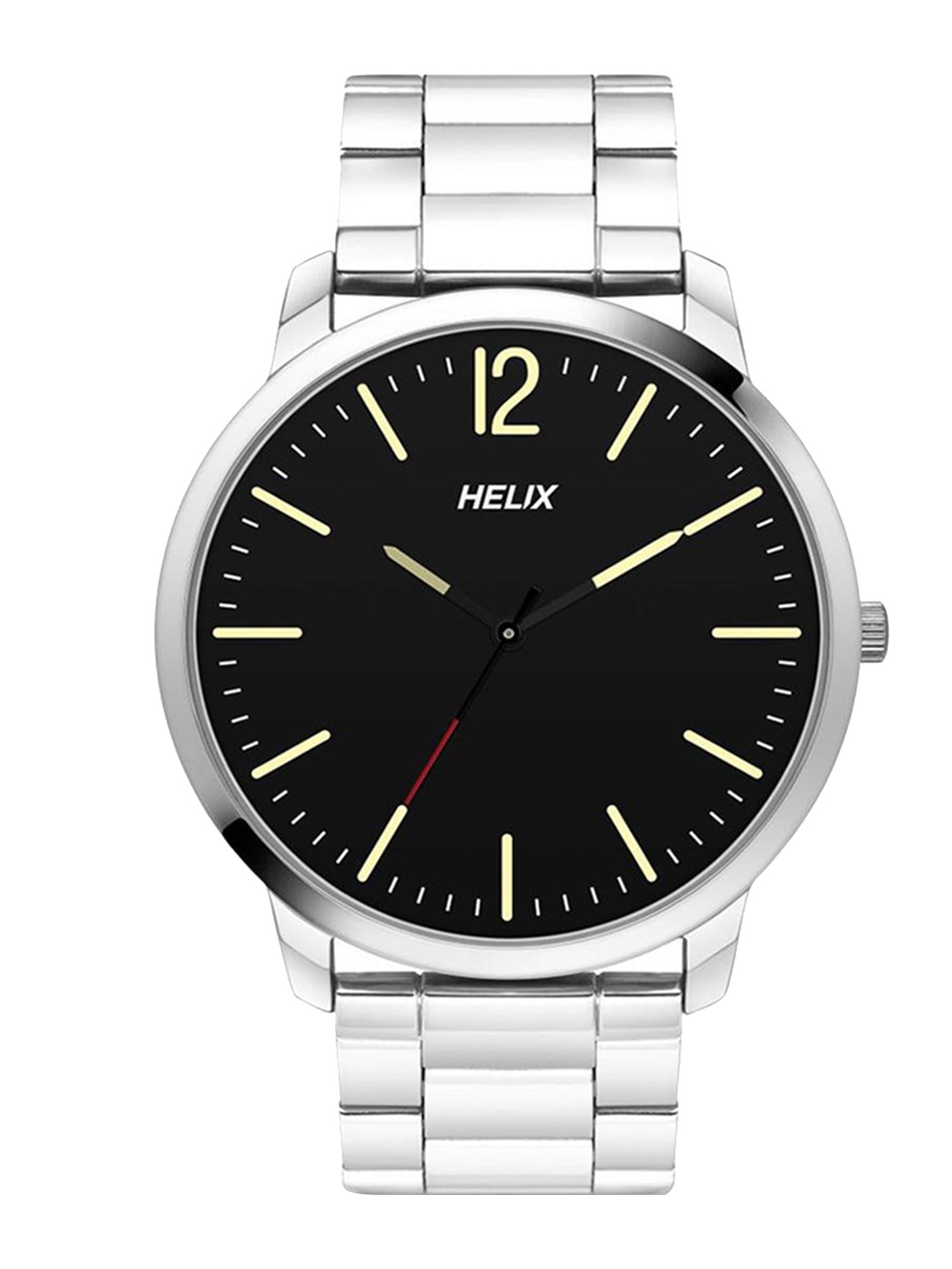 

Helix Men Stainless Steel Bracelet Style Straps Analogue Watch TW039HG11, Silver