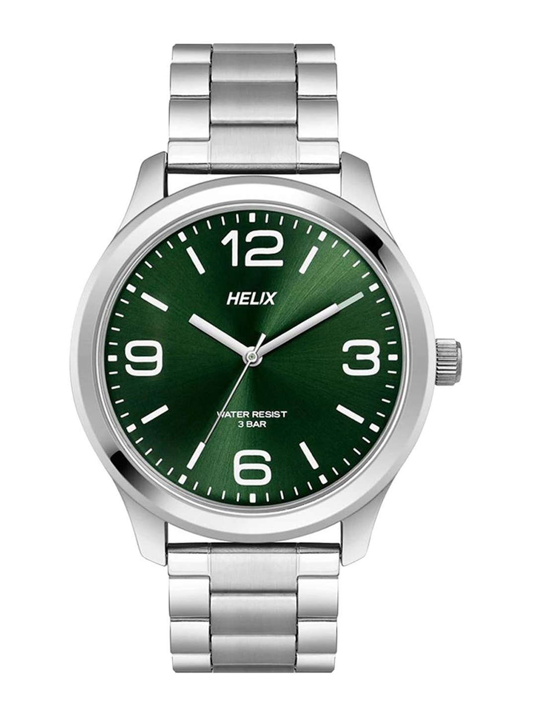 

Helix Women Stainless Steel Bracelet Style Straps Analogue Watch TW043HG13, Green