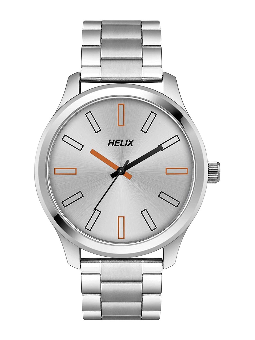 

Helix Men Stainless Steel Straps Analogue Watch TW043HG08, Grey