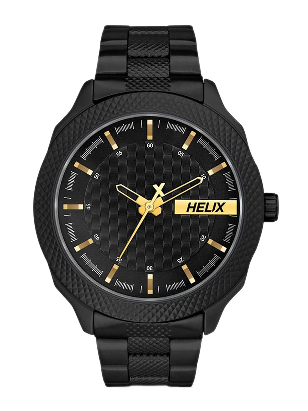 

Helix Women Stainless Steel Straps Analogue Watch TW034HG12, Black