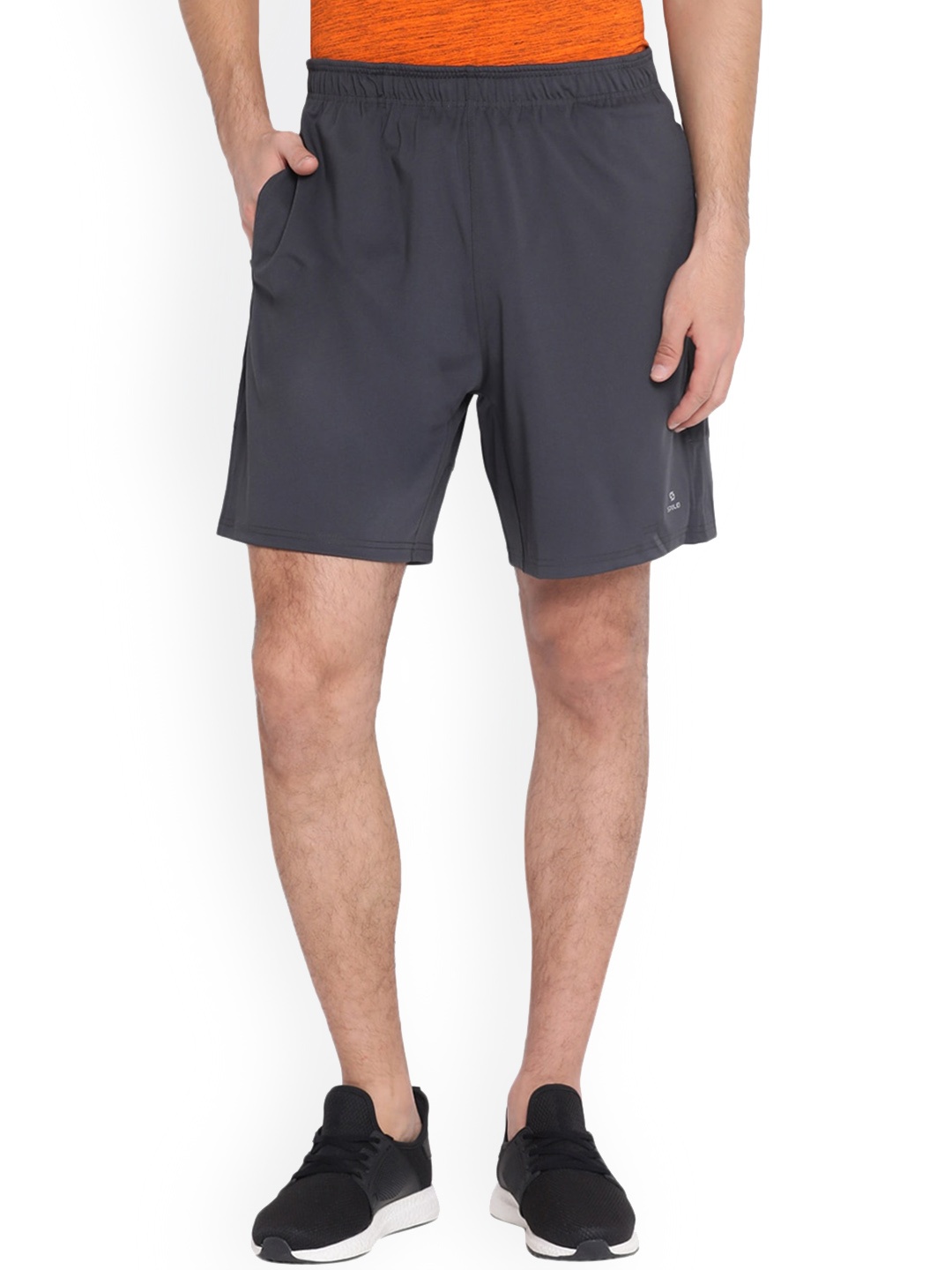 

Spolei Men Mid-Rise Shorts, Grey