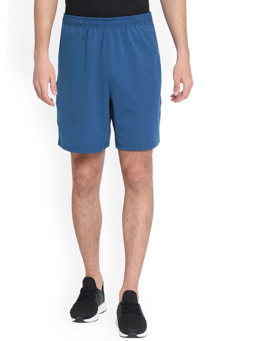 

Spolei Men Regular Fit Mid-Rise Sports Shorts, Blue