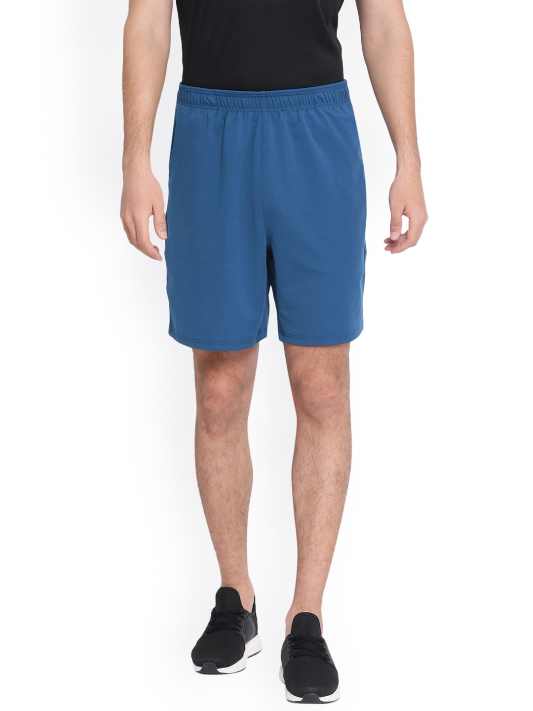 

Spolei Men Mid-Rise Knitted Regular Shorts, Blue
