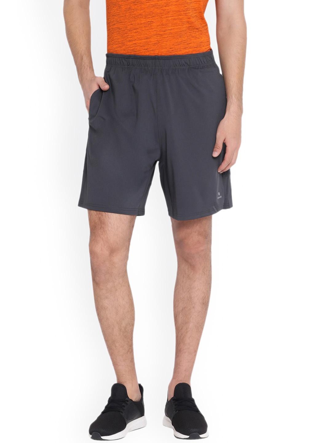 

Spolei Men Mid-Rise Shorts, Grey