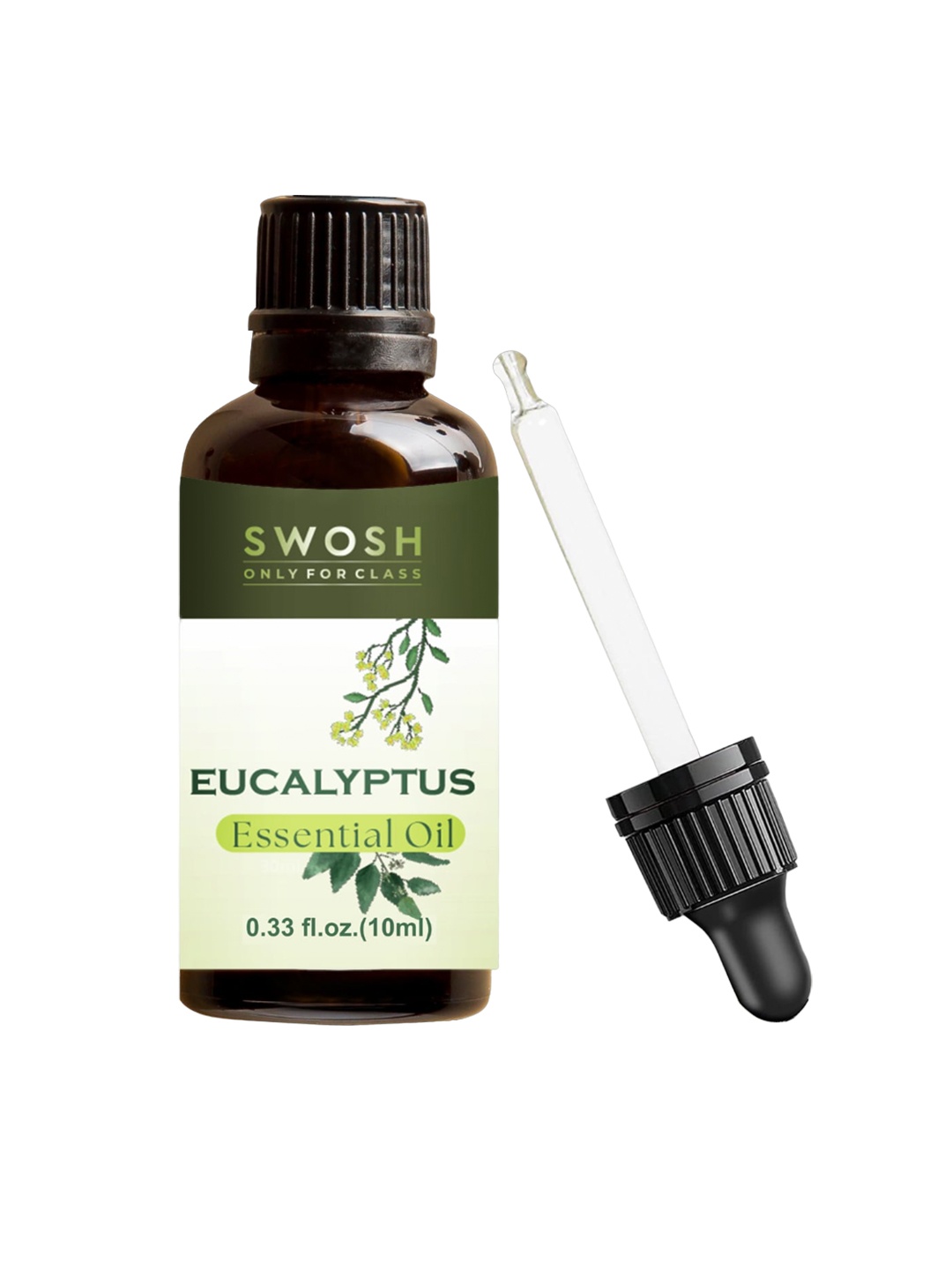 

SWOSH Pure & Natural Therapeutic Grade Eucalyptus Essential Oil - 10 ml, Green