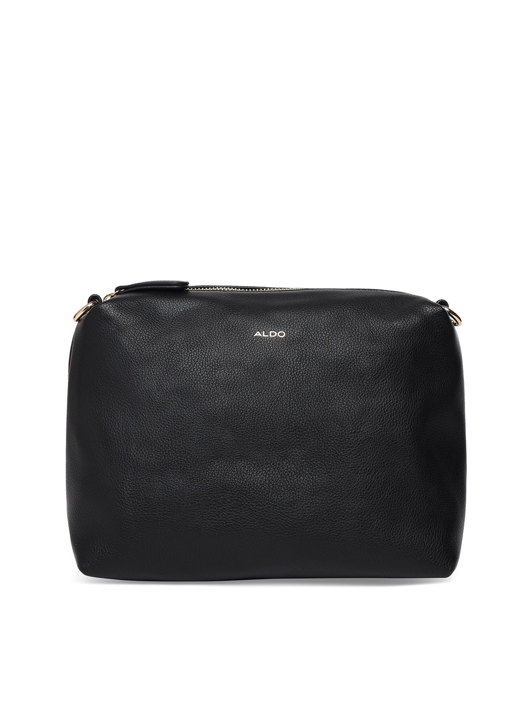 

ALDO Textured Shopper Tote Bag & Pouch, Black