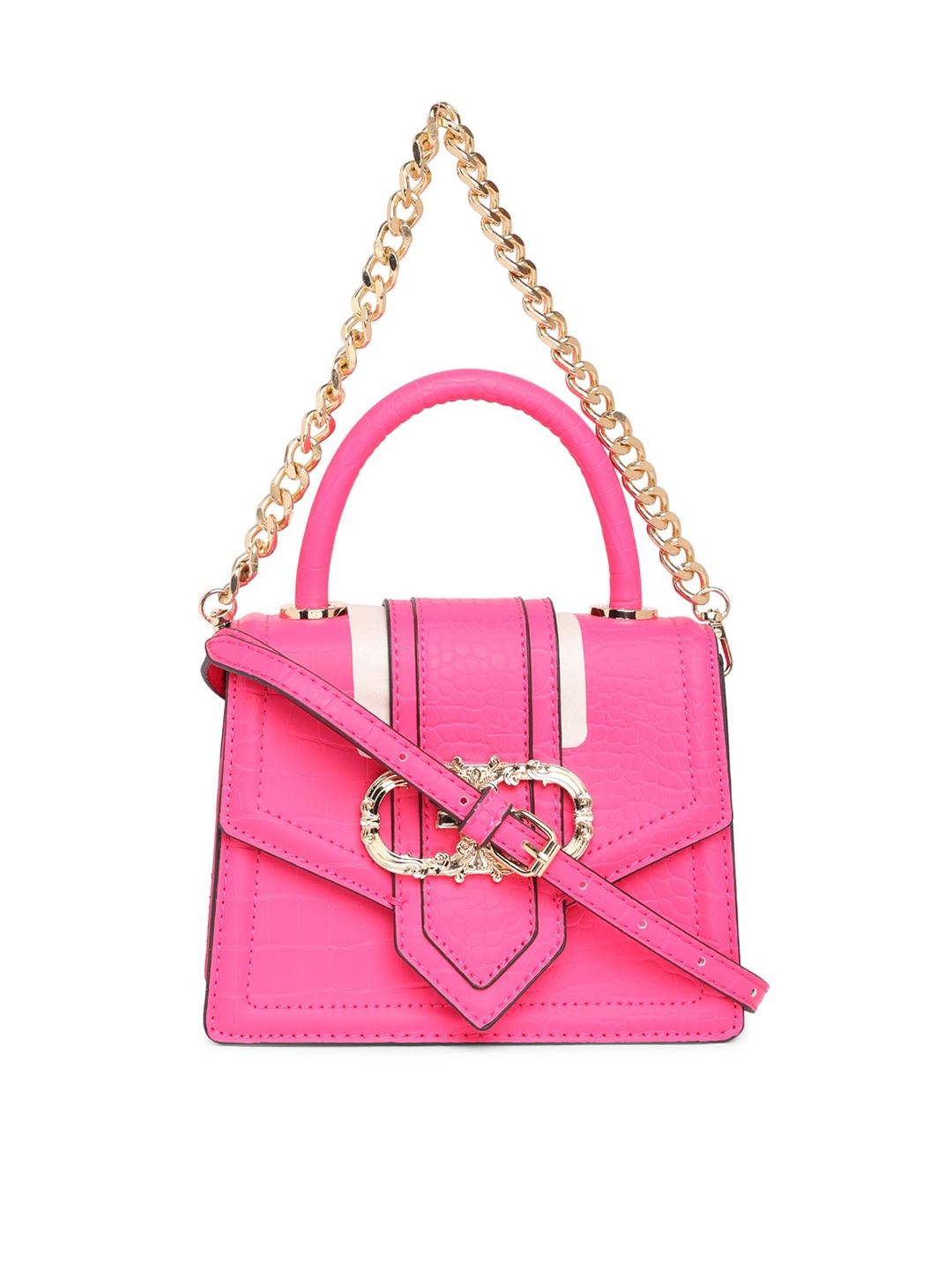 

ALDO Textured Structured Satchel, Pink