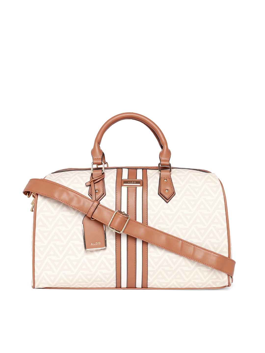 

ALDO Printed Duffel Bag, Beige