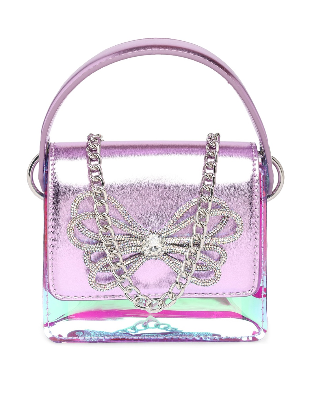 

ALDO Embellished Swagger Handheld Bag, Purple