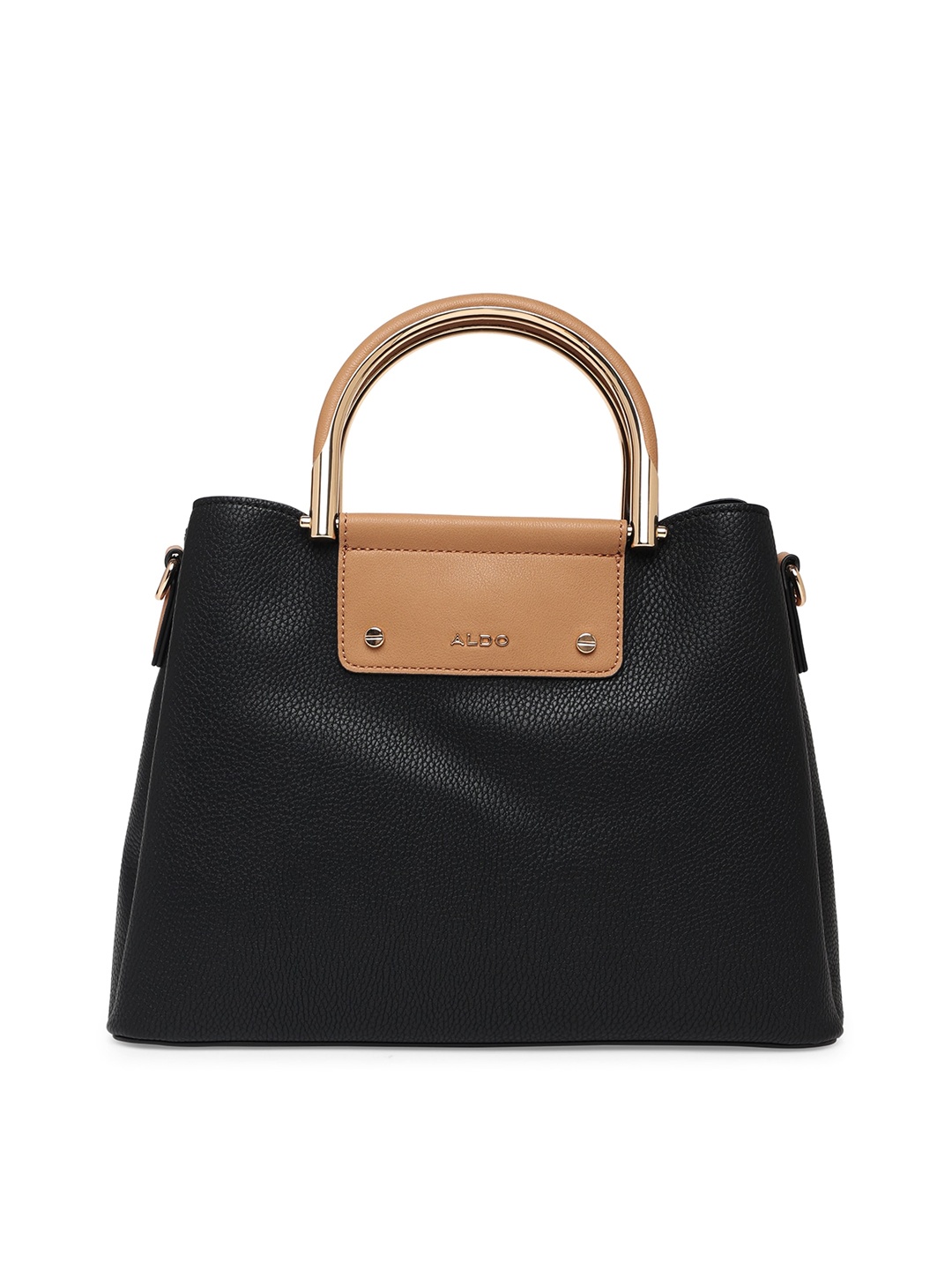 

ALDO Textured Structured Handheld Bag, Black