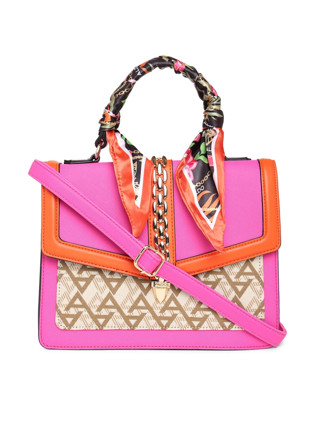 

ALDO Structured Handheld Bag, Pink