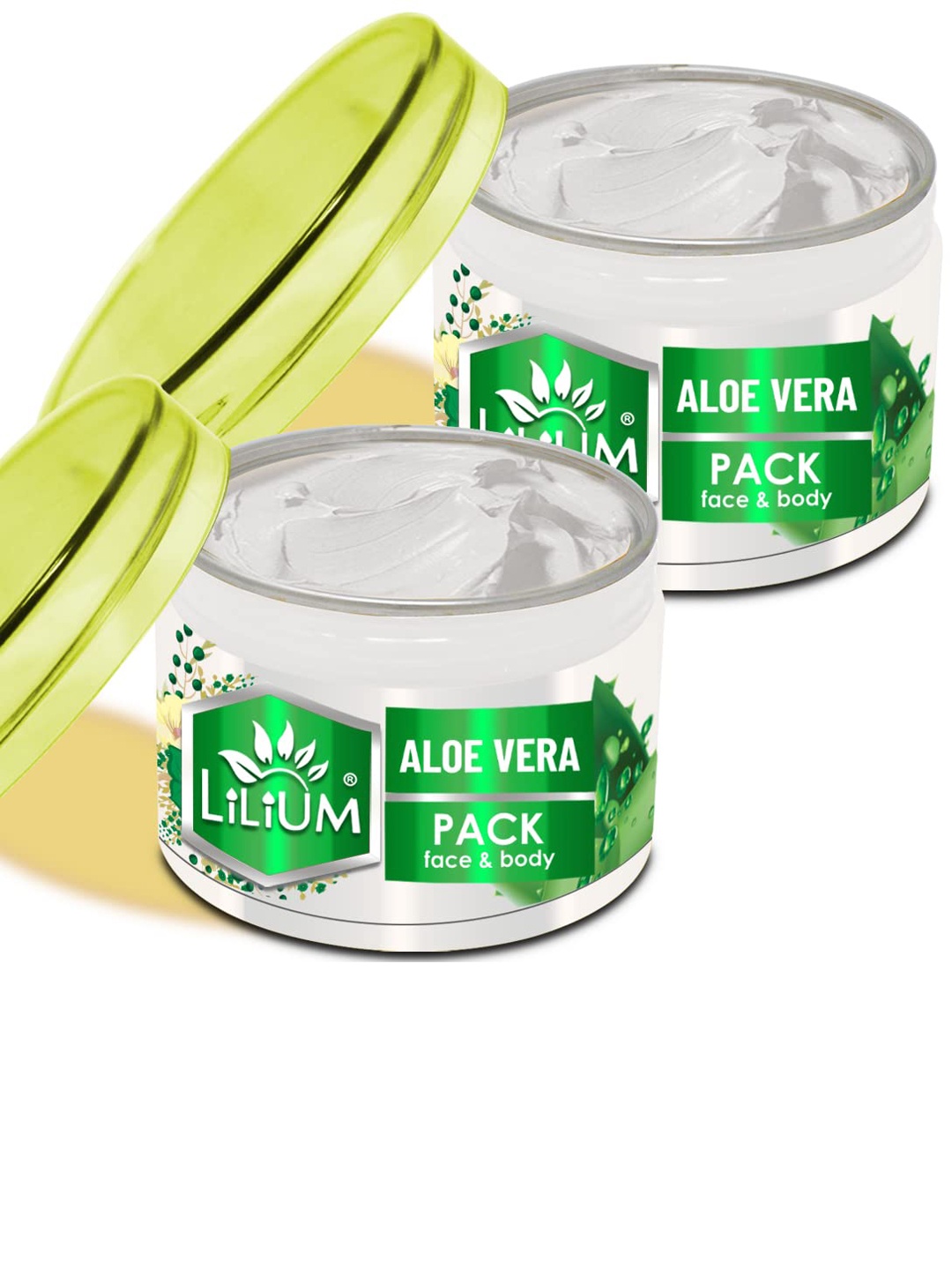 

Lilium Perfect Blend of Aloe Vera Face Pack - 250gm Each, White