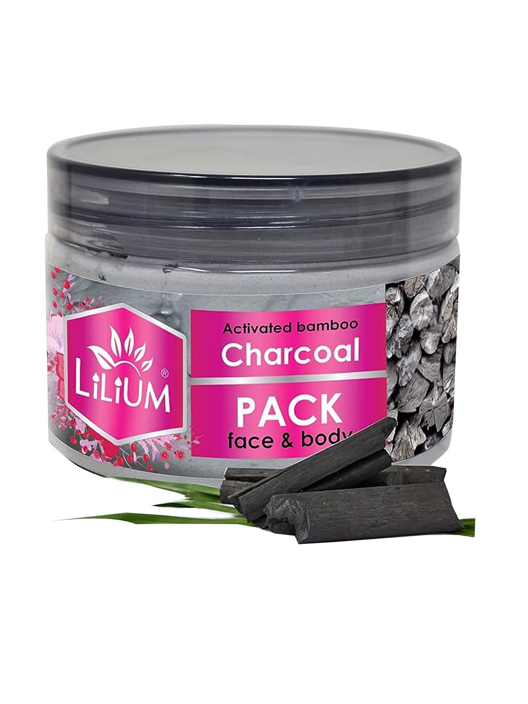 

Lilium Activated Bamboo Charcoal Face & Body Pack For Fairer & Clearing Skin - 250g, Brown