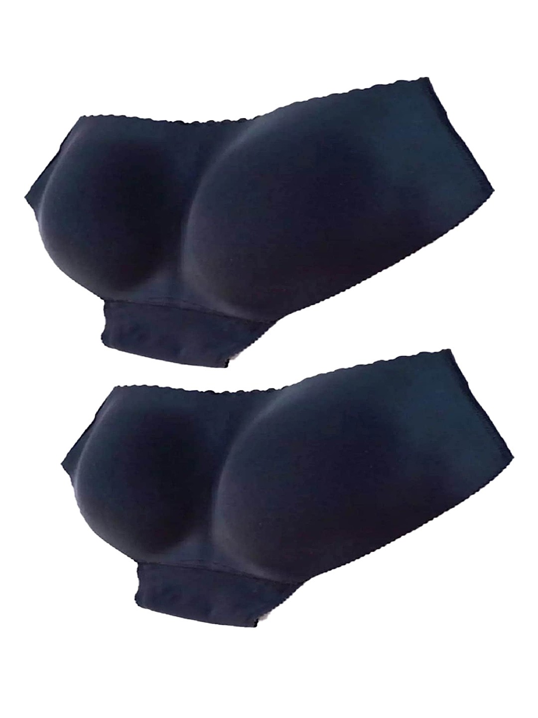 

BRACHY Pure Cotton Seamless Padded Butt Lifter Shapewear Briefs, Black