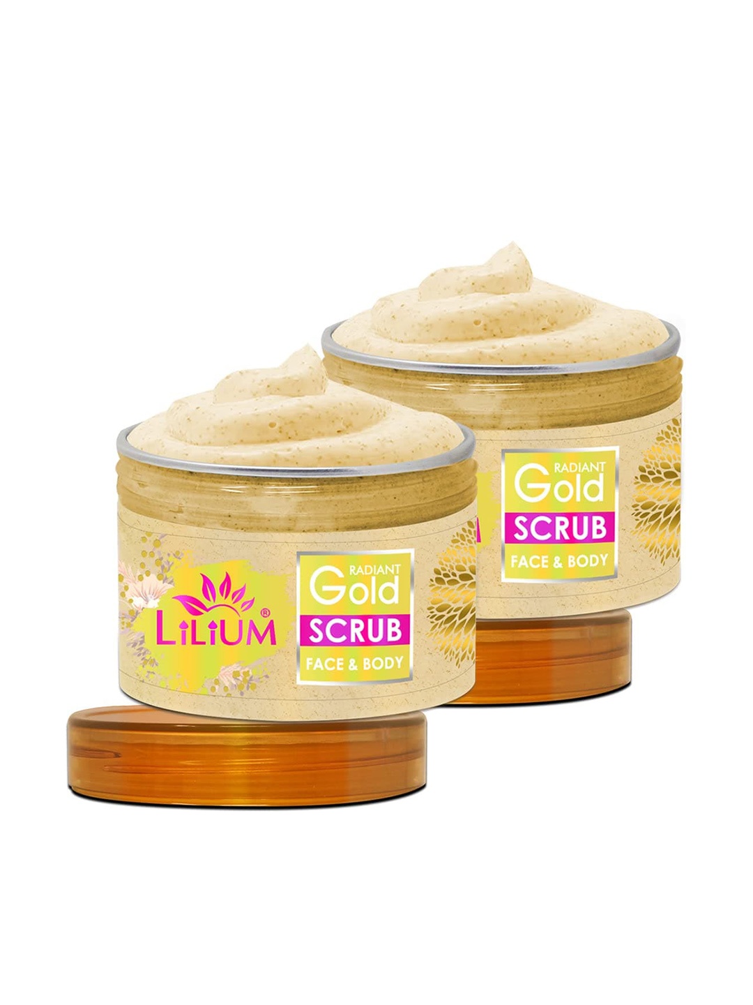 

Lilium Set of 2 Radiant Gold Face & Body Scrub - 250gm Each, Na